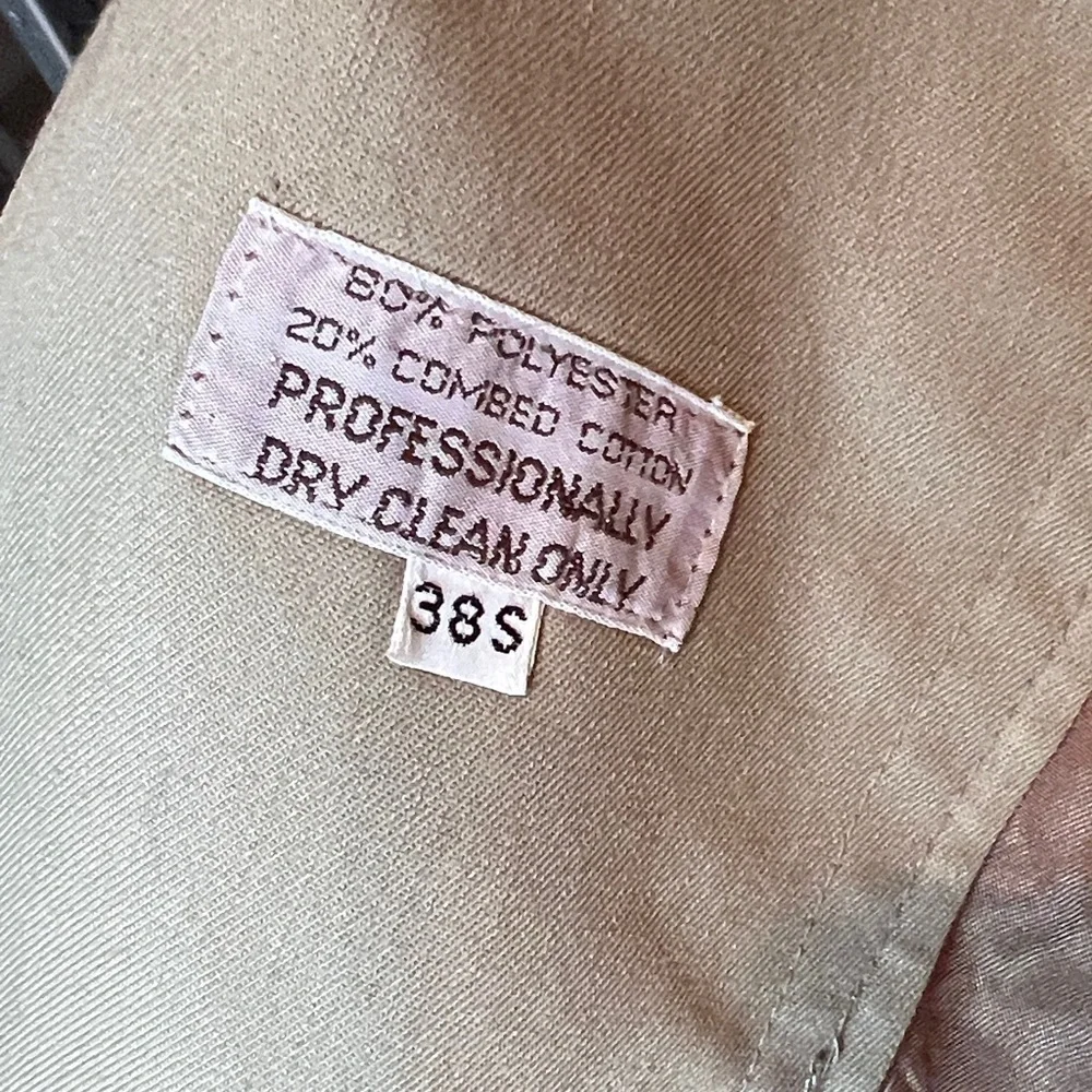 Christian Dior Monsieur Sz 38 S  Double Breasted Trench Coat - Unisex